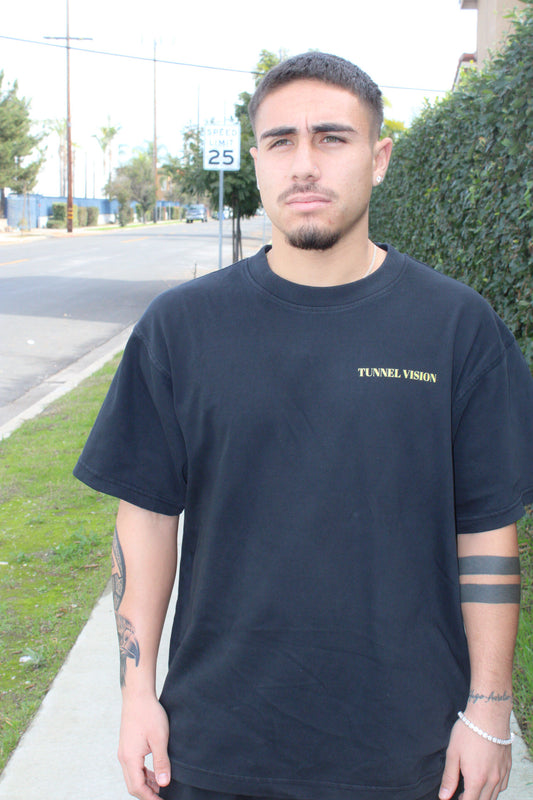 FADED BLACK TUNNEL VISION TEE
